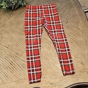 H&M plaid leggings girls size 10